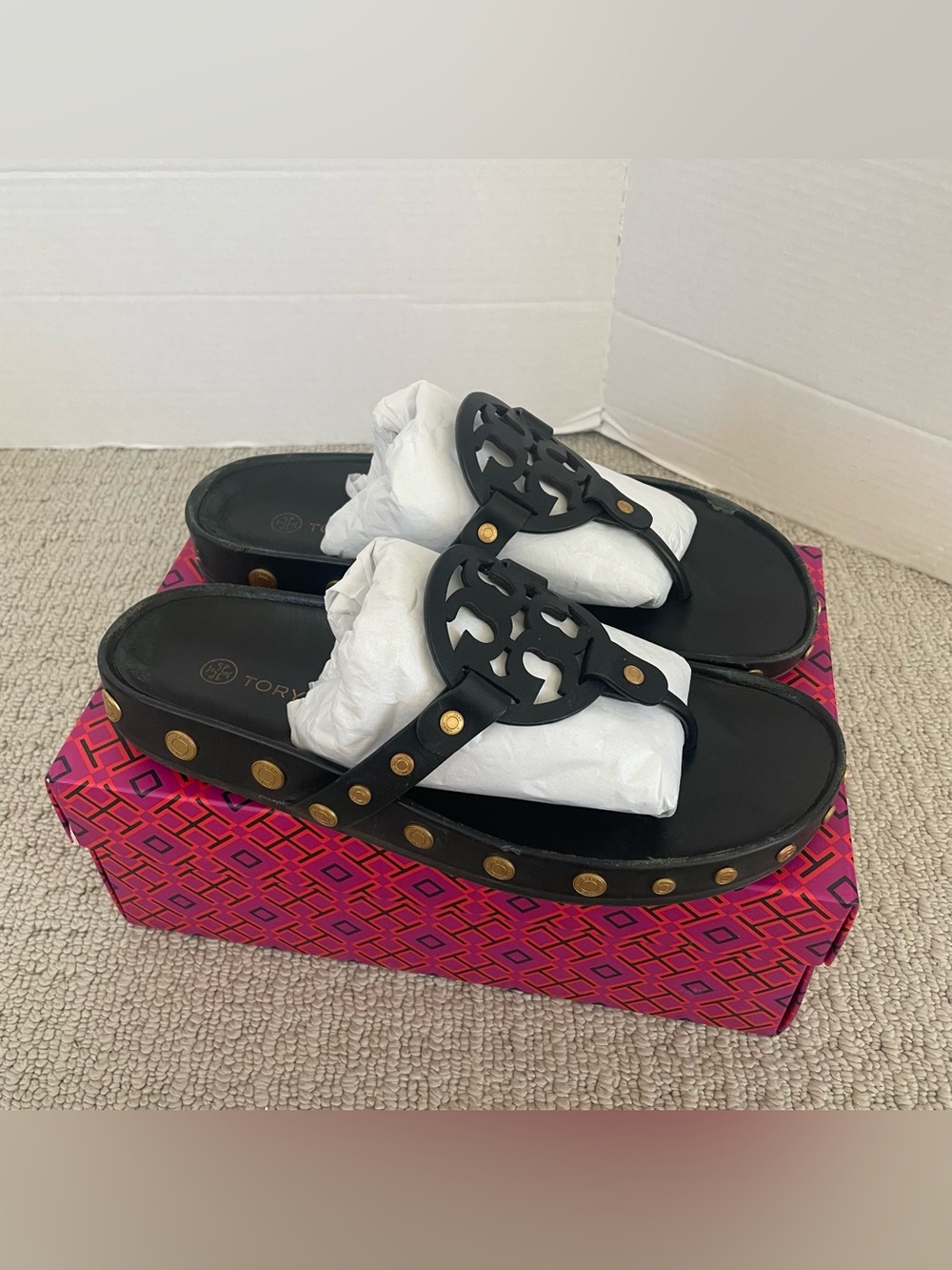 Tory Burch miller cloud coin perfect black shoes - Picture 5 of 9
